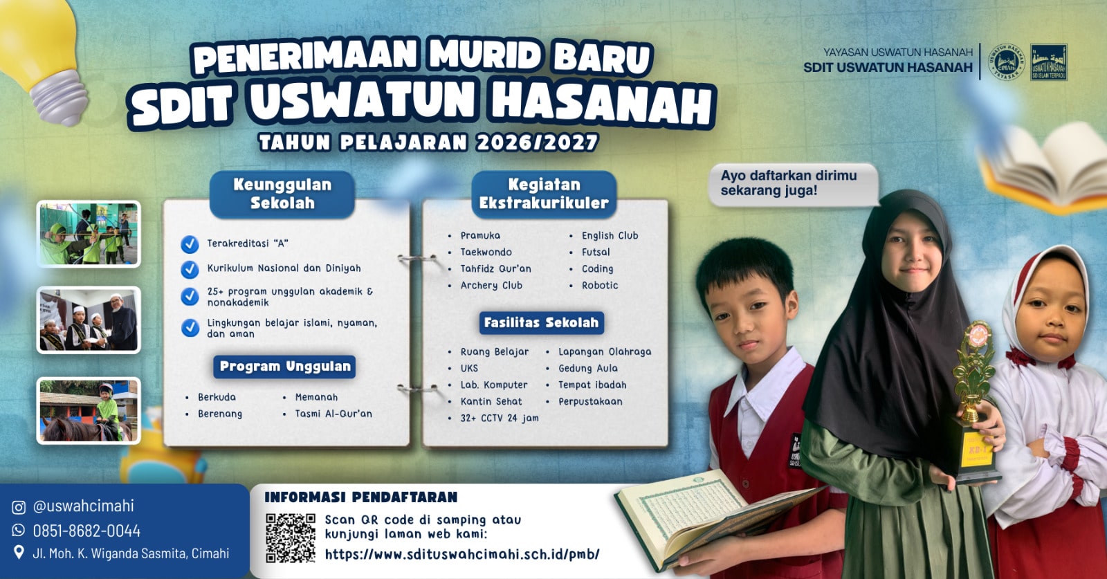 PMB 2026-2027 SDIT USWATUN HASANAH CIMAHI