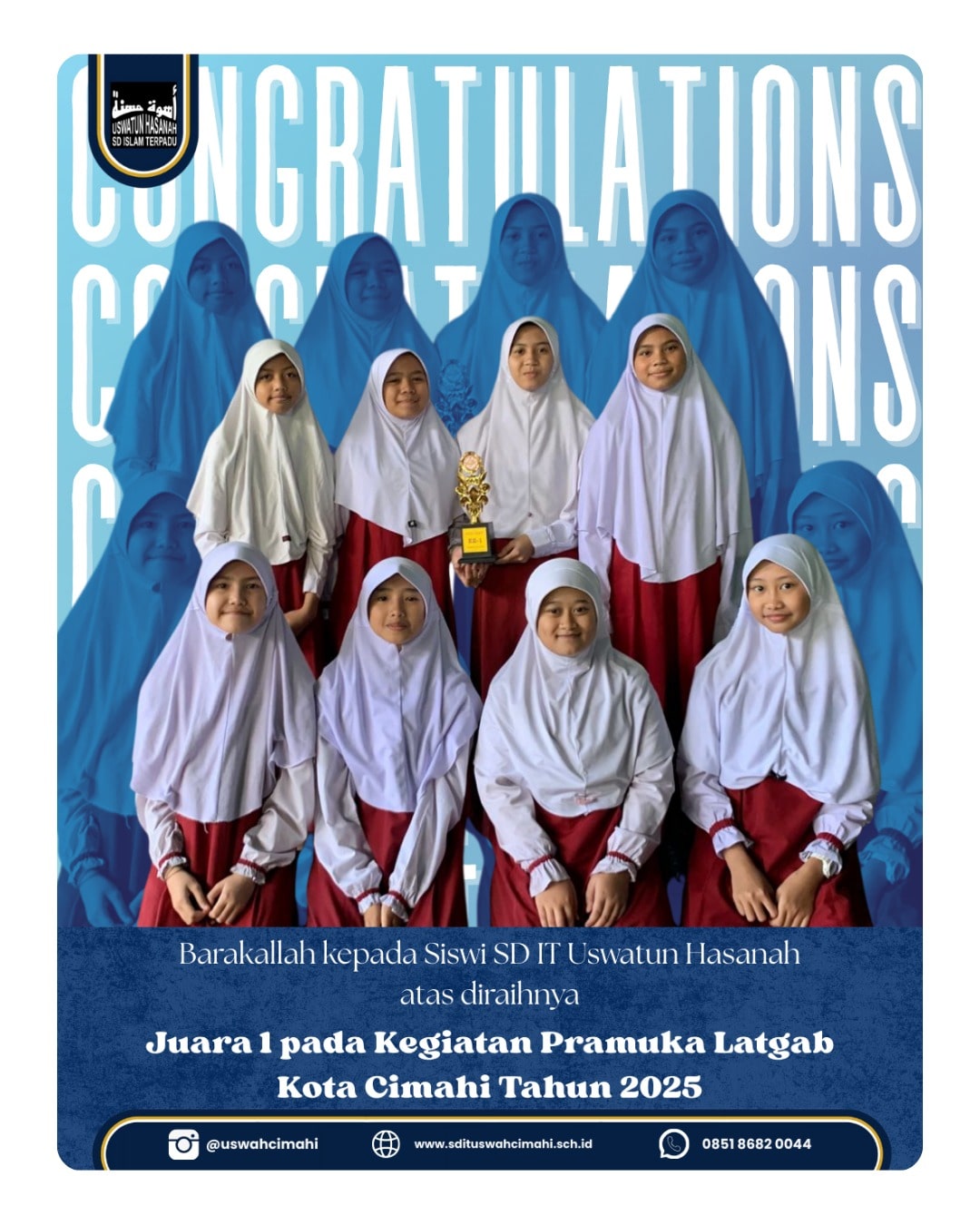 Juara Pramuka SDIT Uswatun Hasanah Cimahi