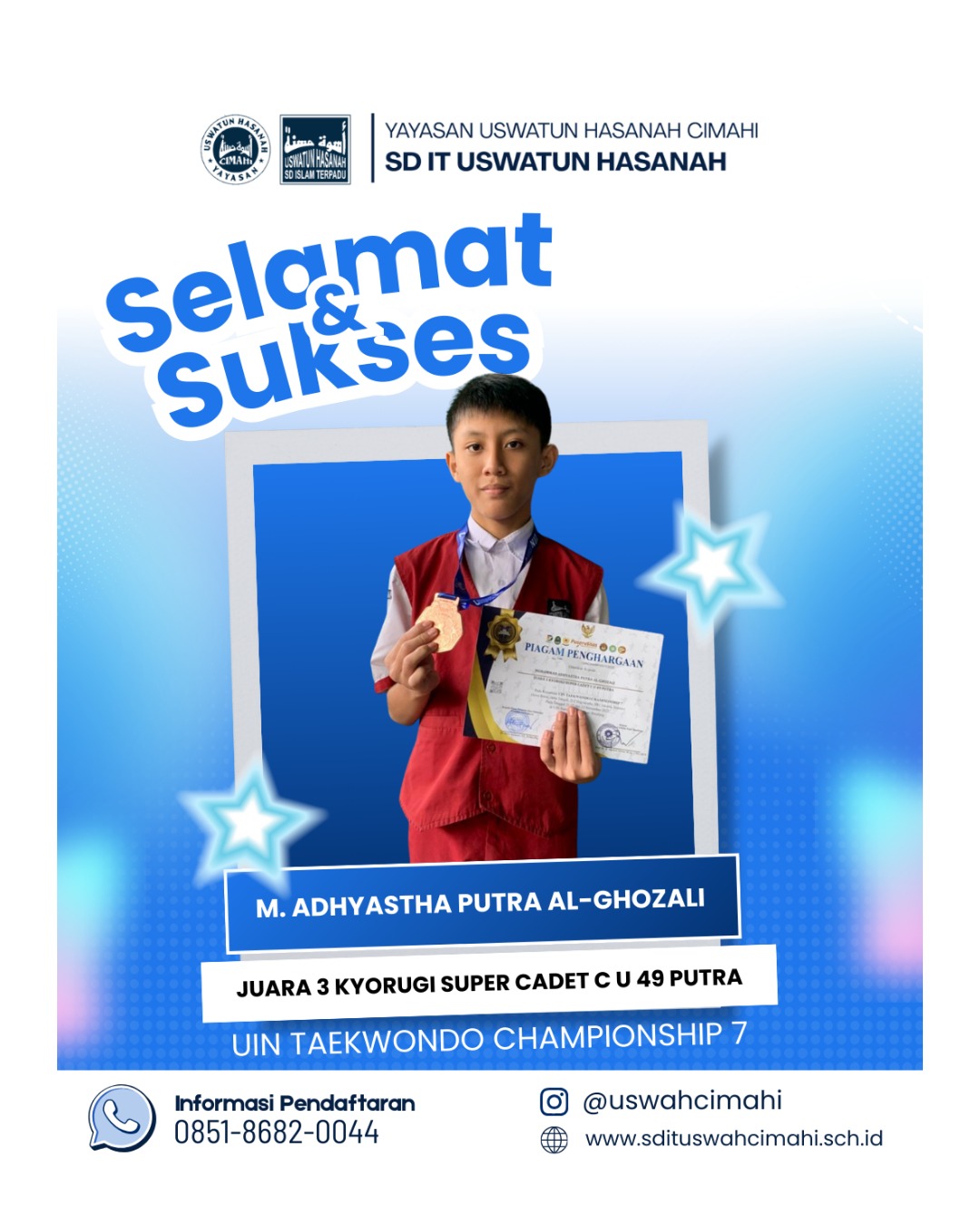 Prestasi SDIT Uswatun Hasanah Cimahi