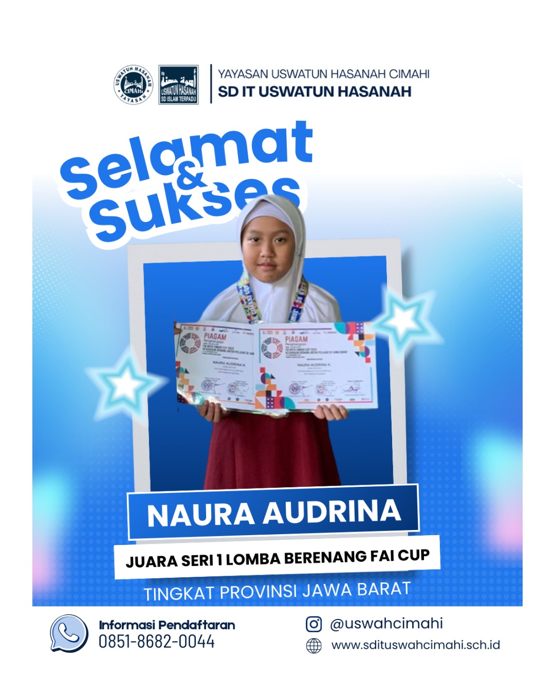 Prestasi SDIT Uswatun Hasanah Cimahi