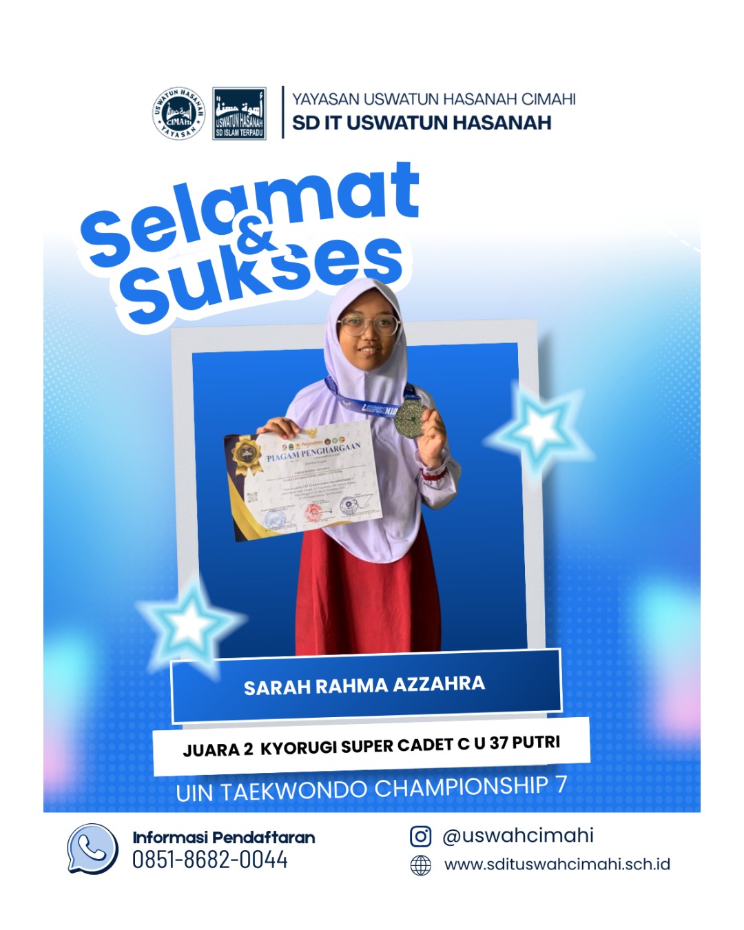 Prestasi SDIT Uswatun Hasanah Cimahi