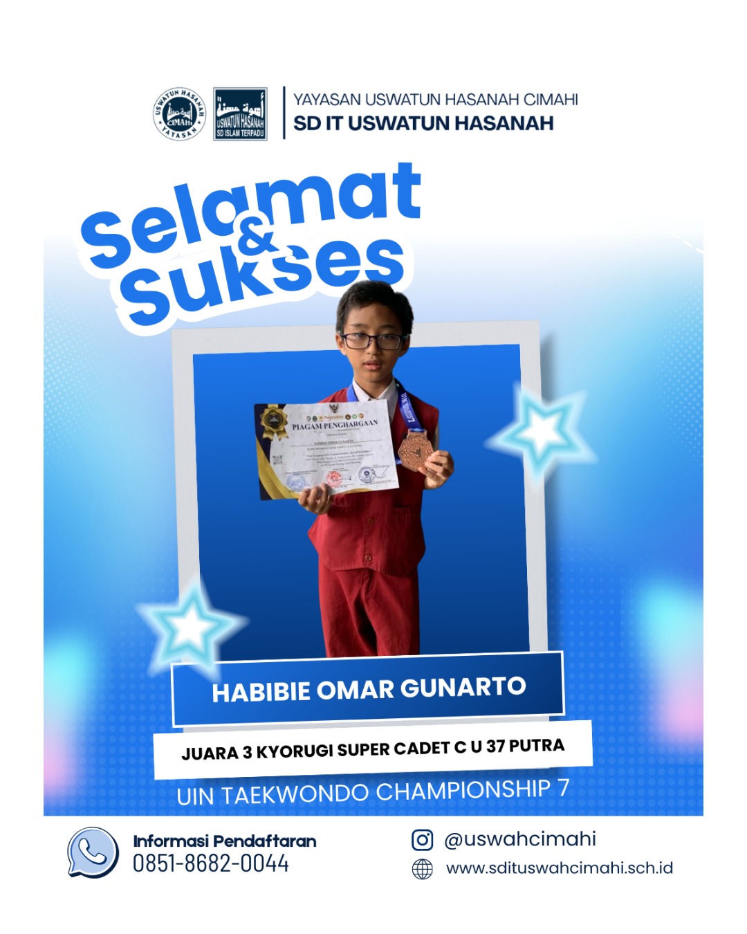 Prestasi SDIT Uswatun Hasanah Cimahi